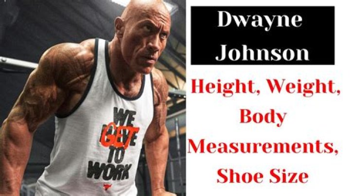 Dwayne Johnson Height Weight Shoe Size