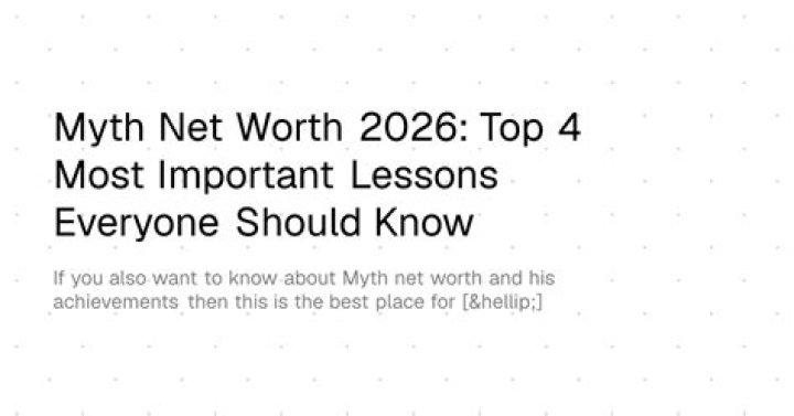 Myth Net Worth & Earnings (2024)