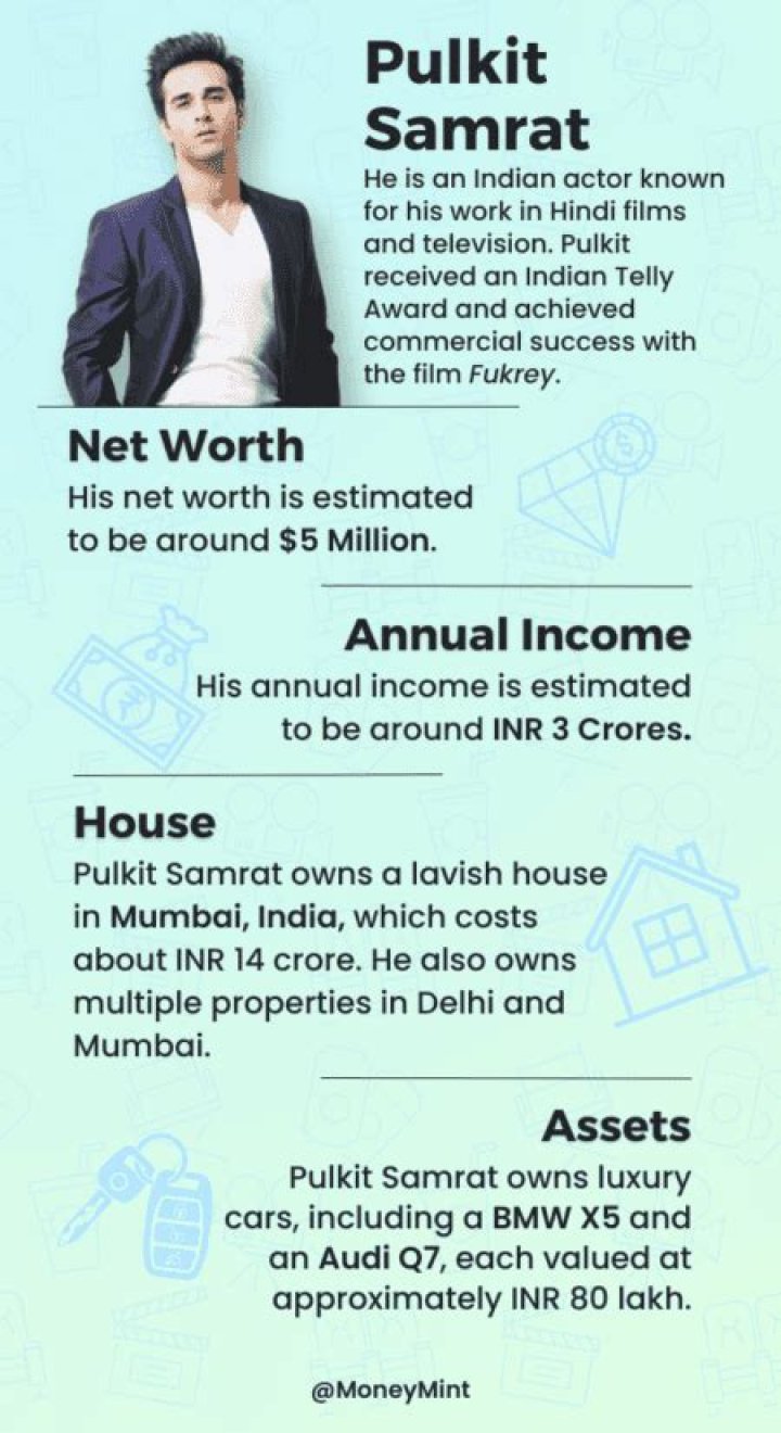 Pulkit Samrat Net Worth
